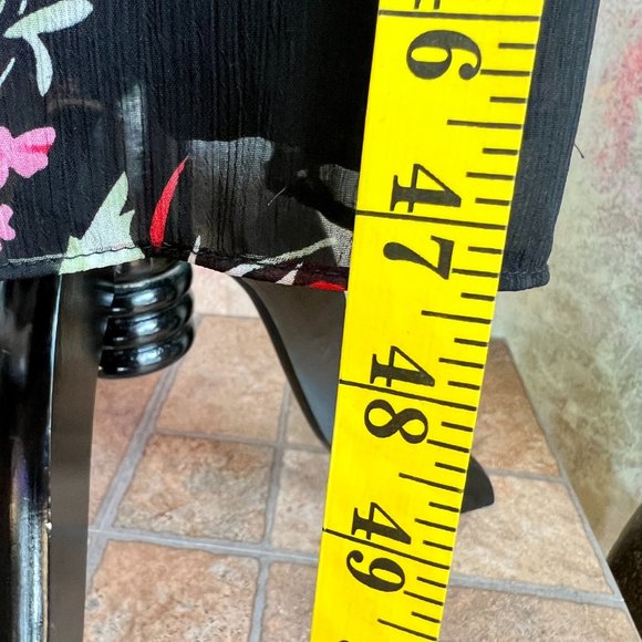 πStudio One Georgette Fabric Floral Sleeveless Midi Dress - Picture 6 of 15